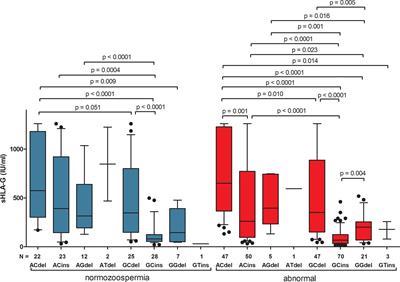 The Association of HLA-G Gene Polymorphism and Its Soluble Form With Male Infertility